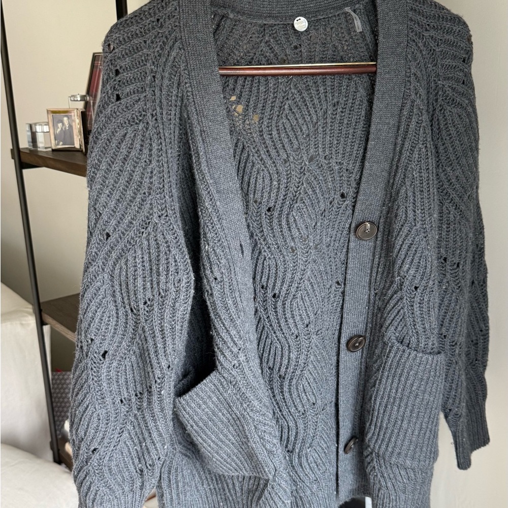 Margaret O’Leary Merino Knit Cardigan Sweater